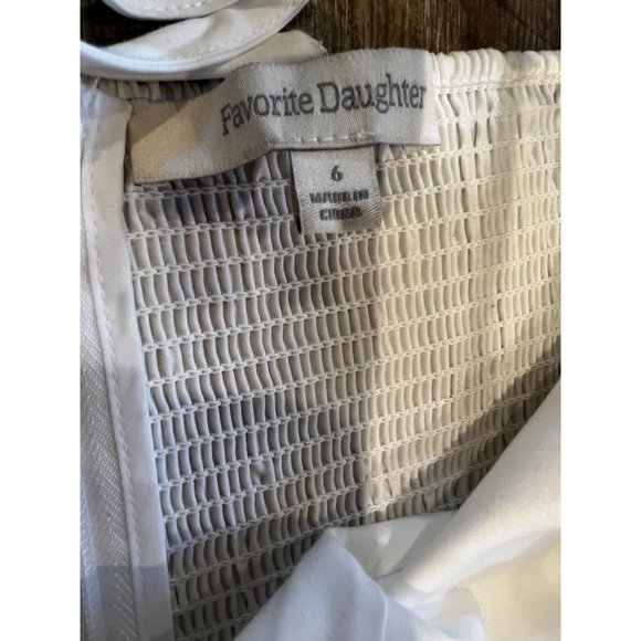 Favorite Daughter The Halting Traffic white Maxi Dress size 6 - Picture 9 of 11